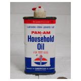 Pan-Am Household Oil, 4 oz Oiler Can