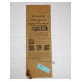 New Old Stock Safety Frost Shield, Patent 1930