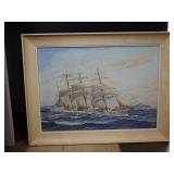 Oil on Board, Signed Dated 1967 Skansen.I Framed