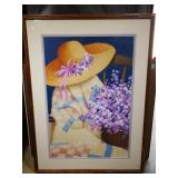 Guwgauche Gennine Leer Flower Basted Country