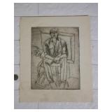 Unframed Lot, Photo of sculpture and several