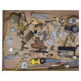 Flat of Misc, Watches, Sterling Sliver Spoon,