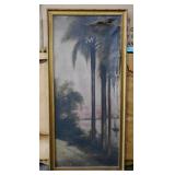 Oil on Canvas, Signed but Unreadable, Florida