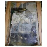 Lot of 3 Primitive Canvases, All Needs Restoration