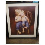 Oil Print, Two Little Boys, 23x27"