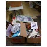 Misc Lot, pictures, baskets fans, booster c