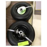 Pair of Zero-Turn Lawn Mower Tire 11x4 Universal,