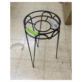 21" Wrought Iron Plant Stand