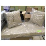 3 Outdoor Cushions, 2 side pillows & Seat Cushion