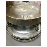 Lot of 3 Galvanized Chicken Water Pan?