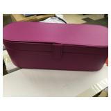 Lot of 6 Little Velvet Lined Dresser Box, Purpule