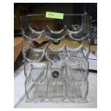 Lot of 4 M-Design Stacking Baskets, Wine Holder