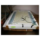 Wall Mounted LED Mirror, Wire is Cut