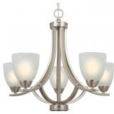 24" Contemporary 5-Light Large Chandelier +