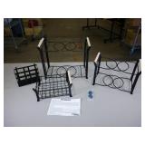 nested organizer iron with wood handles
