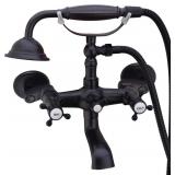 freestanding tub filler plumbing fixture black