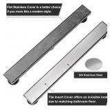 ModBath Linear Floor Shower Drain, 24", Looks New