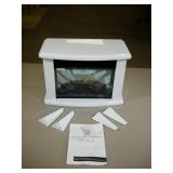 Electric Fireplace Heater, Model: FEJ-16C, White,