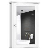 Tangkula Mirrored bathroom Cabinet, not assembled