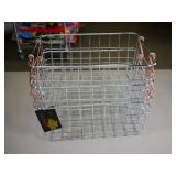 Set of 3 Metal Storage Organizer with Copper