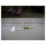 Set of 2 Niubee Acrylic Floating Shelf, 37"x4"