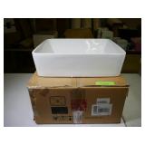 Farmhouse Sink, 19x15x5.5", White