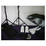 Photo light kit reflector umbrellas