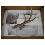faux deer antler hanging light fixture