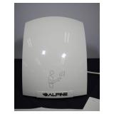 Alpine hot air hand dryer