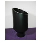 4" exhaust tip black