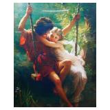 36x24 decorator canvas swinging