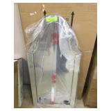 uttermost decorative mirror black frame 43x21