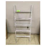 rustic farmhouse blanket ladder 48x19"