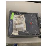 weighted blanket 15lbs dark grey