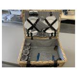 picnic basket with contents