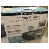 sharper image 50x75" 15lb weighted blanket