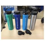6ct 750ml stainless steel insulated bottles