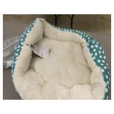pet bed small round polka dots