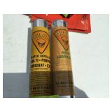 2 tubes antique OILZUM grease