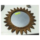 gilt frame starbusrt mirror