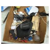 flat of miscellaneous garmin fountain pen jewelry