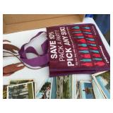 flat of postcards and ephemera