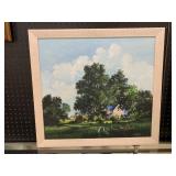 on board  illegible slr farmstead 25x24 matted