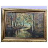 o/c slr Robert Wood Landscape 36x25 framed