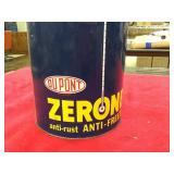 Lot of 2 Dupont Anti-Freeze Cans, Split