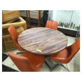 Chrome Craft, Table Leaf, 4 Chairs