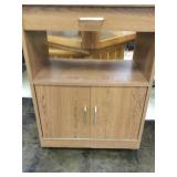 Microwave Cart, Pressed Board, 26x16x34"