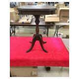 Duncan Phyffe Mahogany Side Table, 17x17x24"