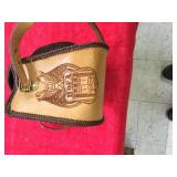 Hand Tooled Leather Purse, D of A