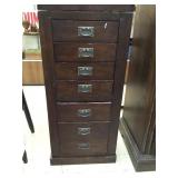 Arts and Craft Style Jewelry Cabinet, One Side